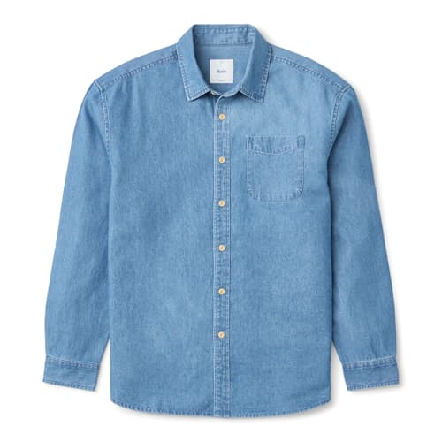laydown image of Henry Denim Shirt