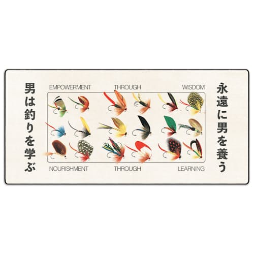 laydown image of Fishing Lures Mousepad