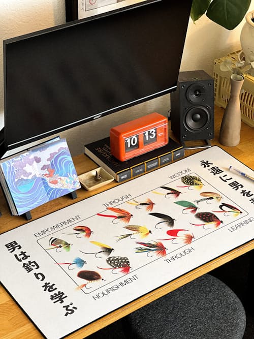 lifestyle image of Fishing Lures Mousepad