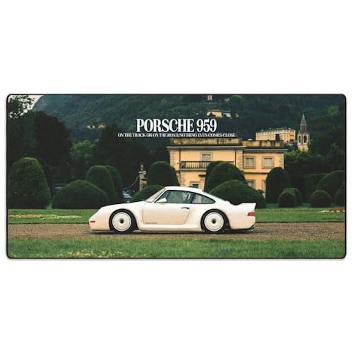 laydown image of Porsche 959 Mousepad