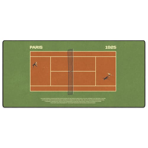 laydown image of The French Open Mousepad