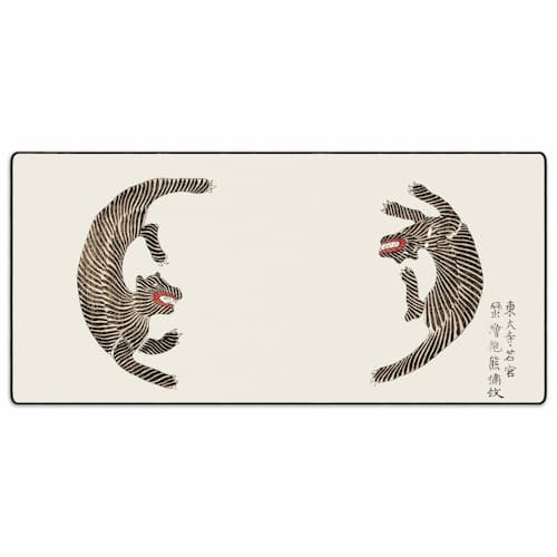 laydown image of Tigers by Taguchi Tomoki Mousepad