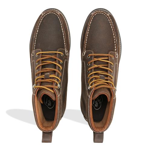 laydown image of Mini Lug Moc Toe Boot