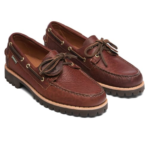 laydown image of Ranger Artisan Momth Lug Boat Shoe