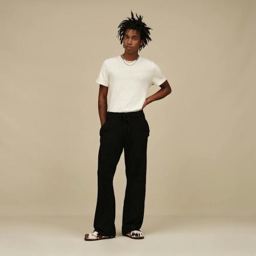 on model image of Otzo Western Clog