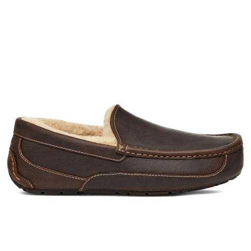 laydown image of Ascot Leather Slipper
