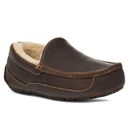 laydown image of Ascot Leather Slipper