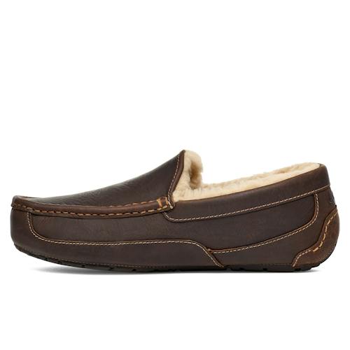 laydown image of Ascot Leather Slipper