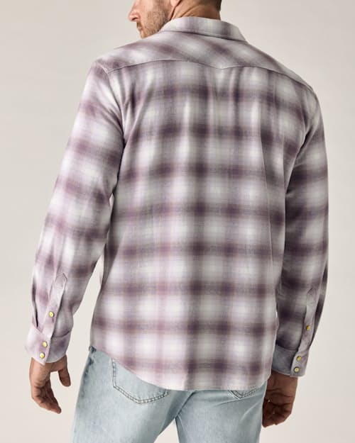 on model image of Cotton Western Shirt