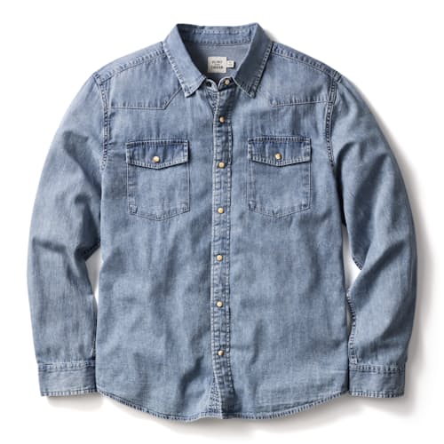 laydown image of Cotton Western Shirt