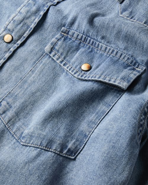 laydown detail image of Cotton Western Shirt
