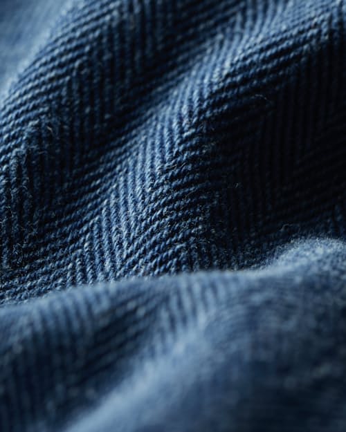 laydown detail image of Washed Herringbone Workshirt