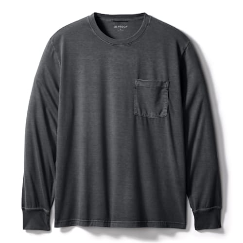 laydown image of PatinaTech Long Sleeve T-Shirt