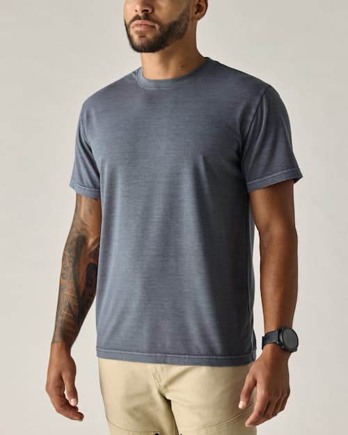 on model image of PatinaTech T-Shirt