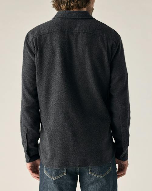 on model image of Flannel Architect Shirt