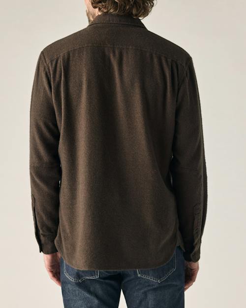 on model image of Flannel Architect Shirt
