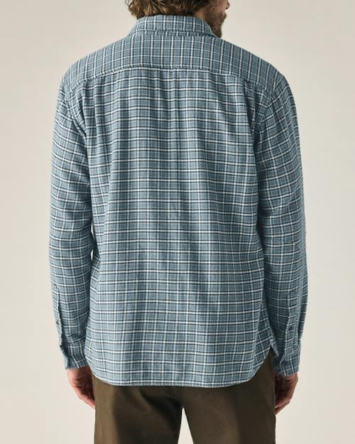 on model image of Flannel Architect Shirt