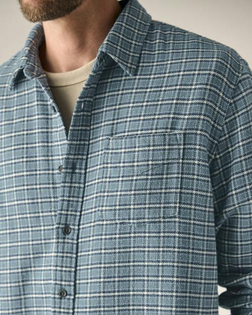 on model image of Flannel Architect Shirt