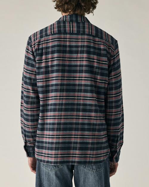 on model image of Flannel Architect Shirt