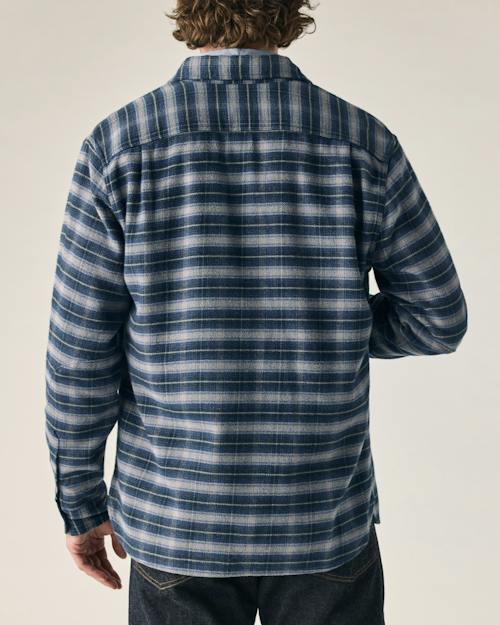 on model image of Flannel Architect Shirt