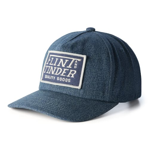 laydown image of Quality Goods Patch Denim Hat