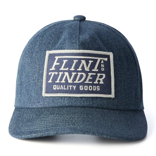 laydown image of Quality Goods Patch Denim Hat