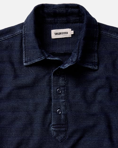 laydown detail image of The Long Sleeve Polo