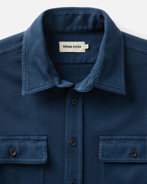 laydown detail image of The Ledge Long Sleeve Shirt