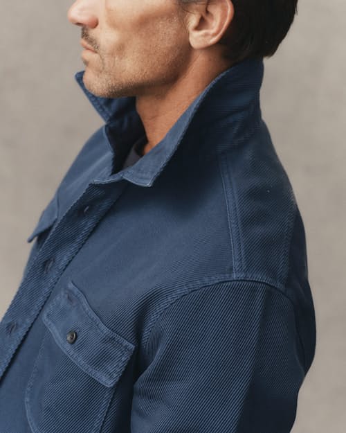 on model image of The Ledge Long Sleeve Shirt