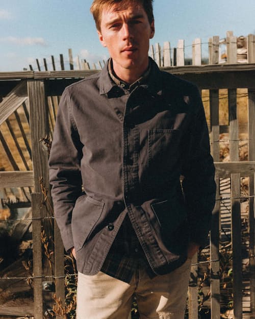 lifestyle image of The Ojai Chore Coat