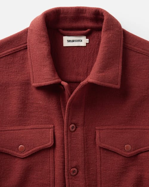 laydown detail image of The Kenne Shirt Jacket