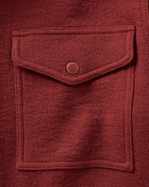 laydown detail image of The Kenne Shirt Jacket