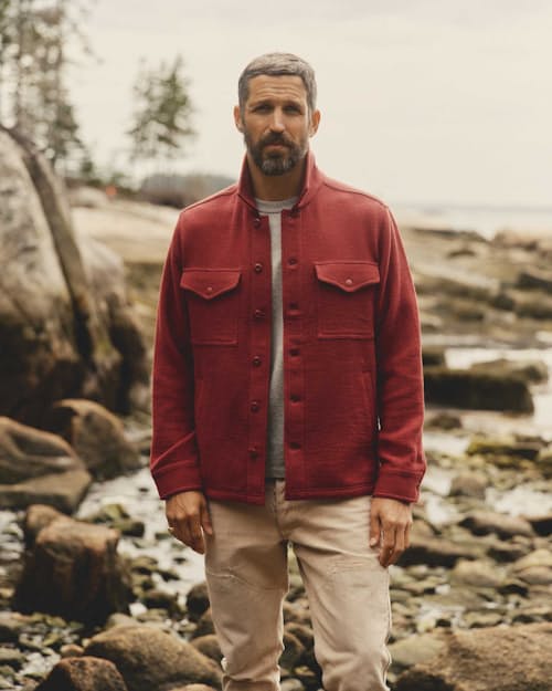 lifestyle image of The Kenne Shirt Jacket