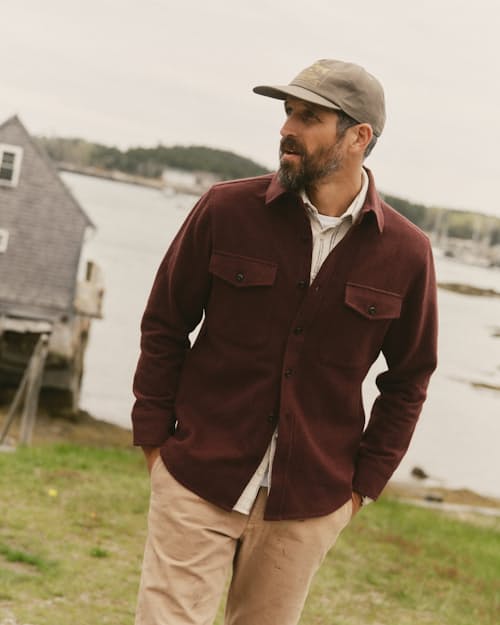 lifestyle image of The Maritime Shirt