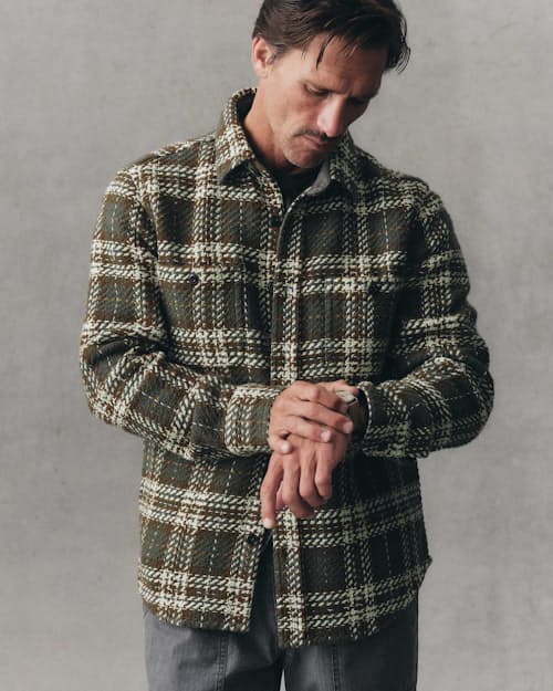 on model image of The Cutter Overshirt