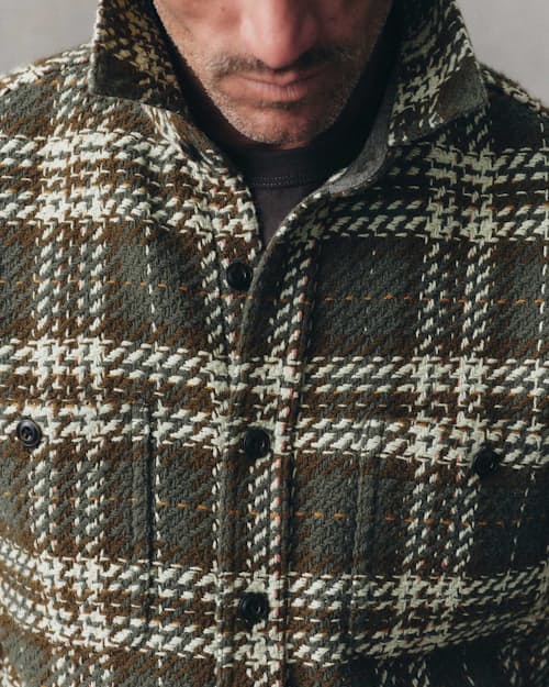 on model image of The Cutter Overshirt