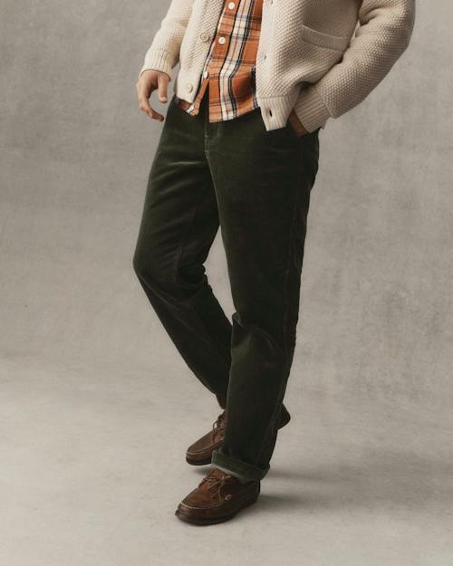 on model image of The Carnegie Corduroy Pant