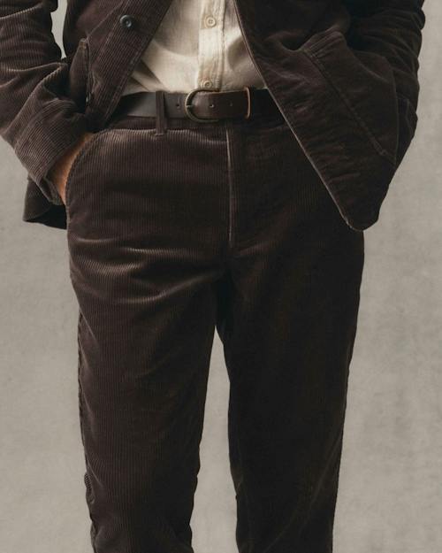 on model image of The Carnegie Corduroy Pant