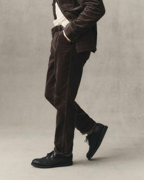 on model image of The Carnegie Corduroy Pant