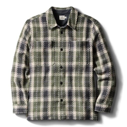 laydown image of Cabin Flannel Overshirt