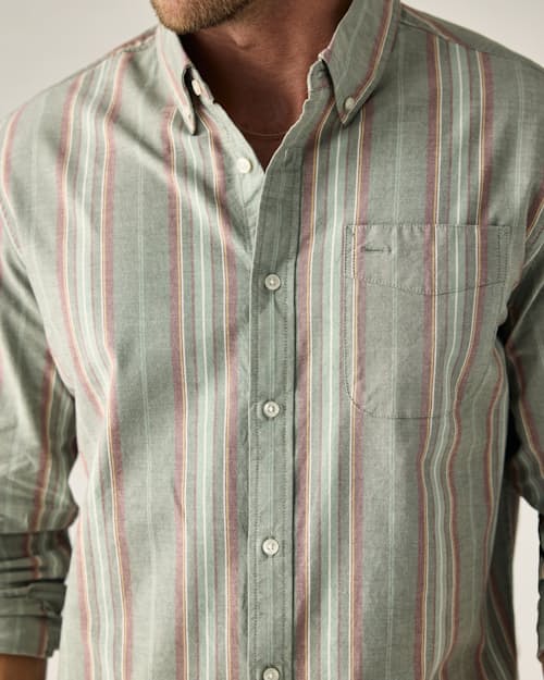 on model image of Oxford Draftsman Shirt