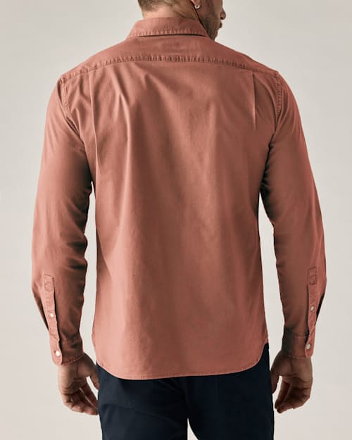 on model image of Oxford Draftsman Shirt