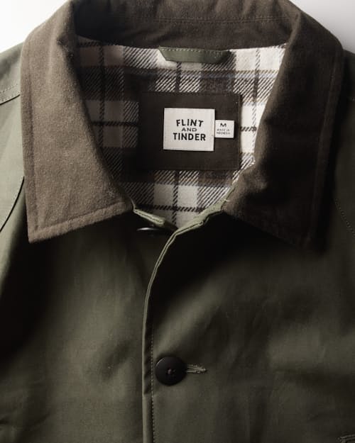 laydown detail image of Dry Wax Field Jacket