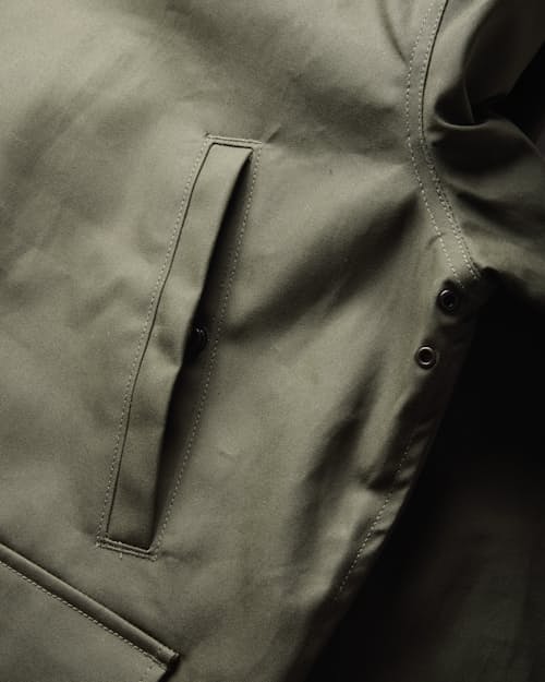 laydown detail image of Dry Wax Field Jacket