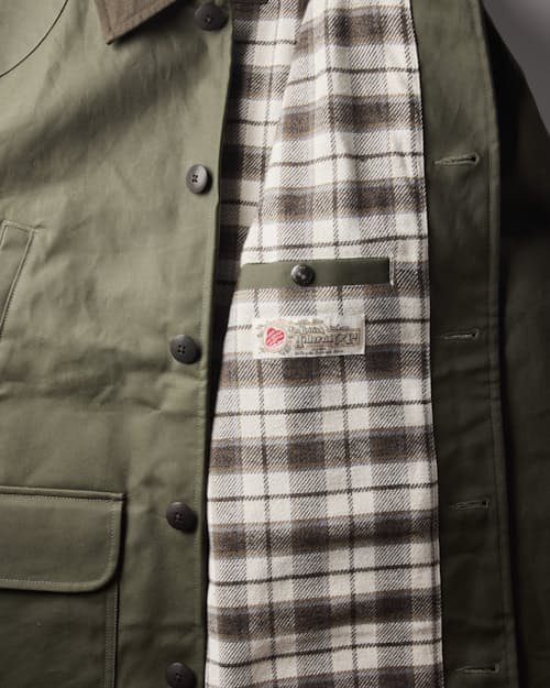 laydown detail image of Dry Wax Field Jacket