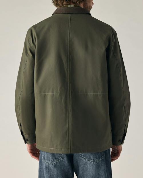 on model image of Dry Wax Field Jacket