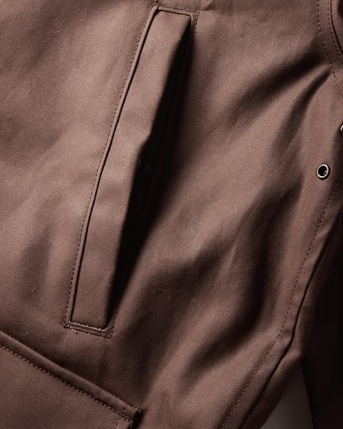laydown detail image of Dry Wax Field Jacket