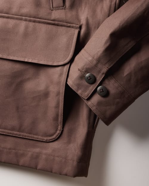 laydown detail image of Dry Wax Field Jacket