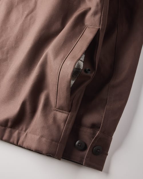 laydown detail image of Dry Wax Field Jacket