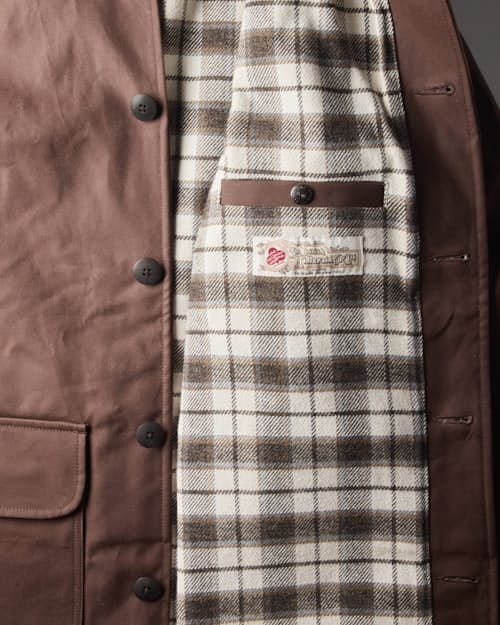 laydown detail image of Dry Wax Field Jacket